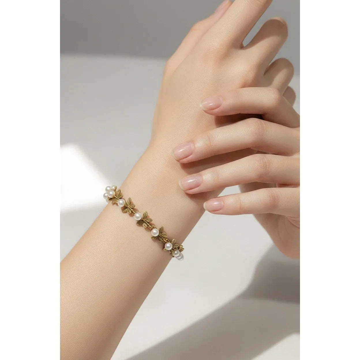 Michael Michaud Orange Blossom Pearl Bracelet