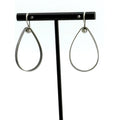 Jane Diaz Sterling Silver Triangle Mobile Drop Earrings