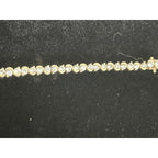 925 Sterling Silver Gold Plated Tennis Bracelet