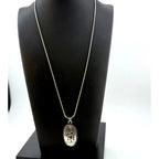 Rare Native American Hopi Clifton Mowa Kokopeli Pendant Necklace