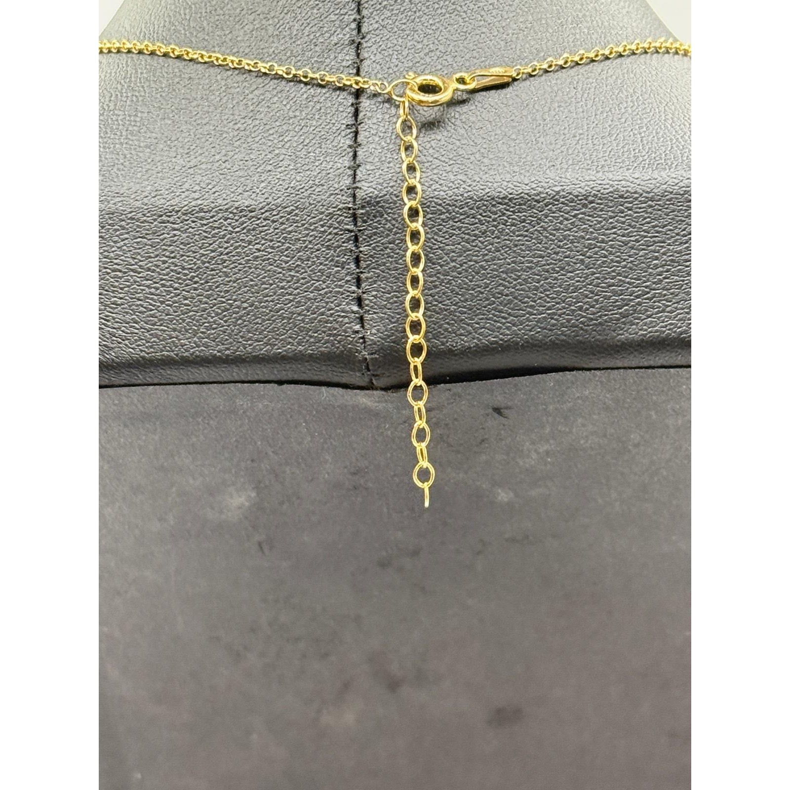 Portuguese Gold Plated Sterling Silver Monstera Leaf Pendant Necklace