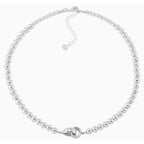 Silpada 'Great Destinations' Silver Hematite Necklace, 18" NIB