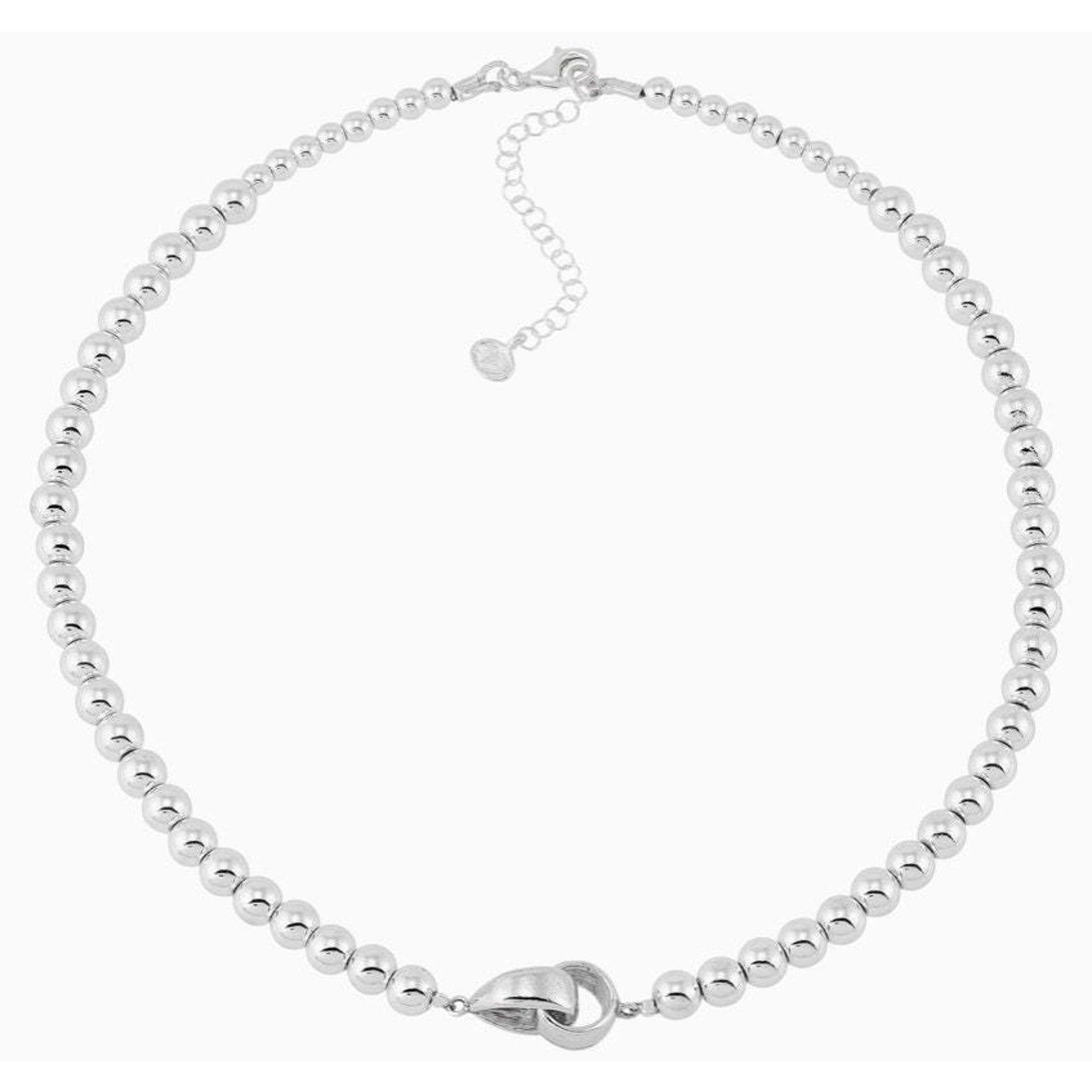 Silpada 'Great Destinations' Silver Hematite Necklace, 18" NIB