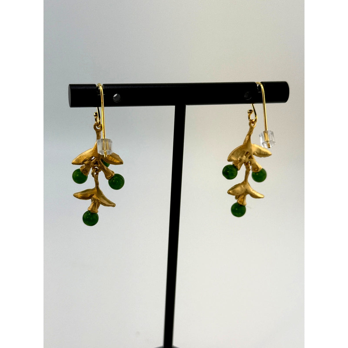 Michael Michaud Pepper Dangle Wire Earrings