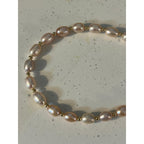 Pink Freshwater Pearl 14k Gold Filled Beaded Bracelet