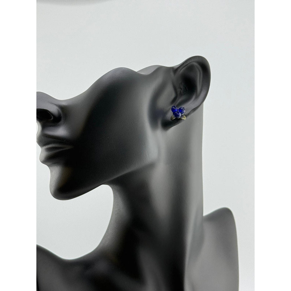 Michael Michaud Petite Blueberry Post Earrings