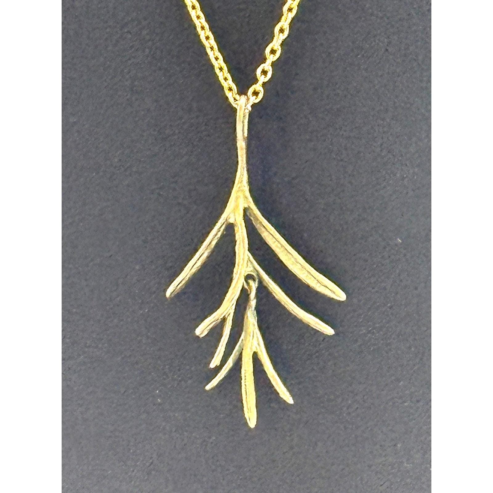 Michael Michaud Petite Herb Rosemary Pendant Necklace