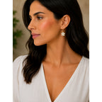 Michael Michaud Plique-Á-Jour Blossom Wire Earrings