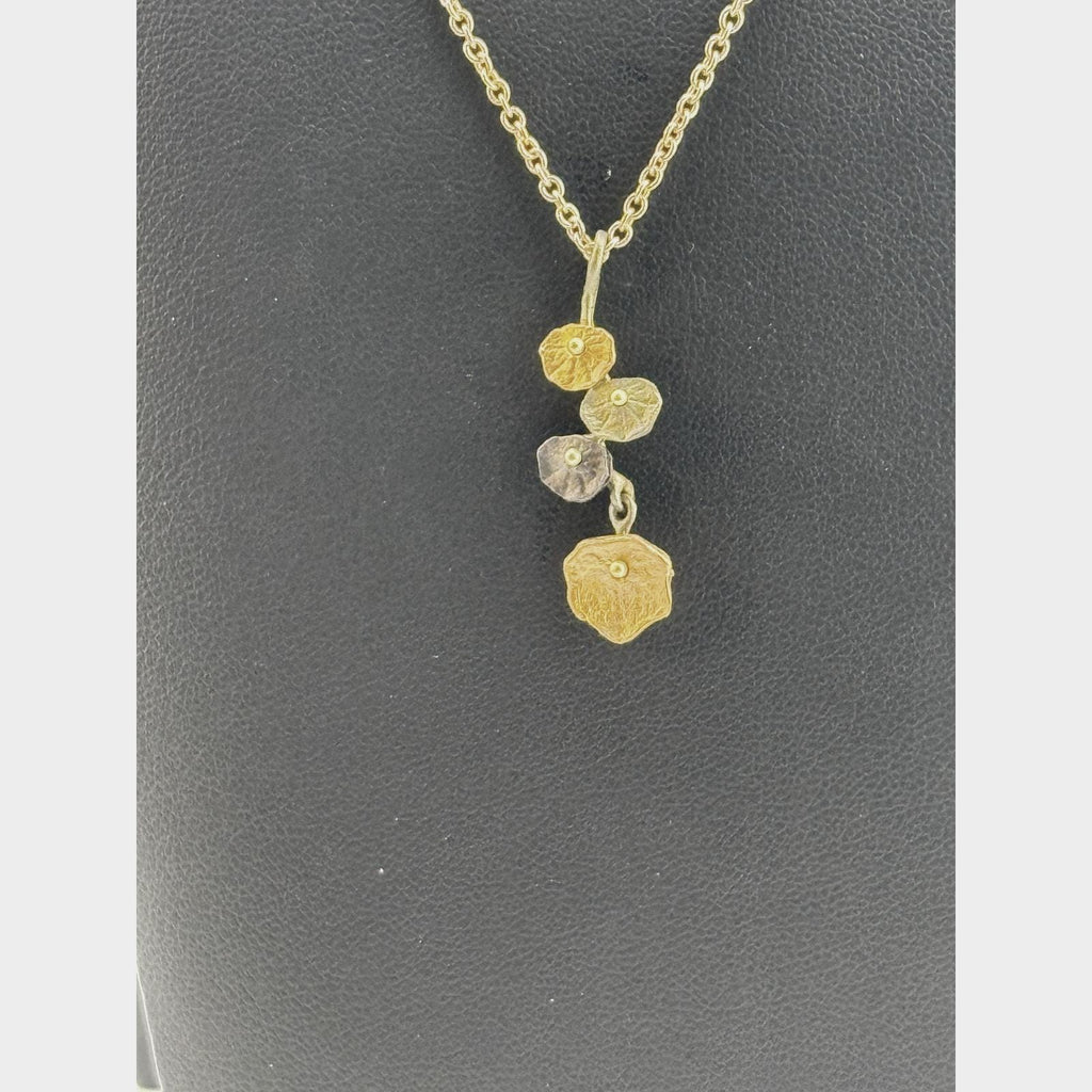 Michael Michaud New Petite Nasturtium Pendant Necklace