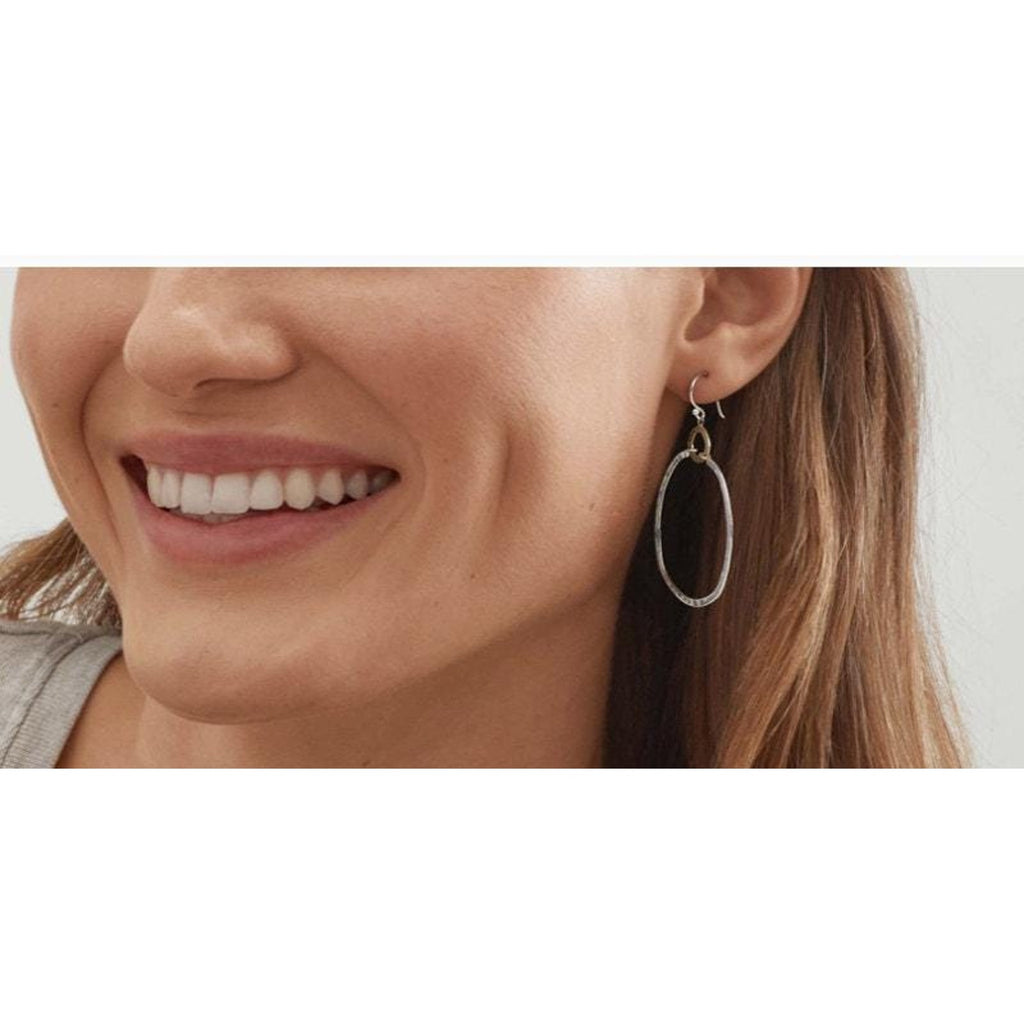 Silpada 'Dynamic Duo' Drop Earrings in Sterling Silver