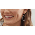 Silpada 'Dynamic Duo' Drop Earrings in Sterling Silver