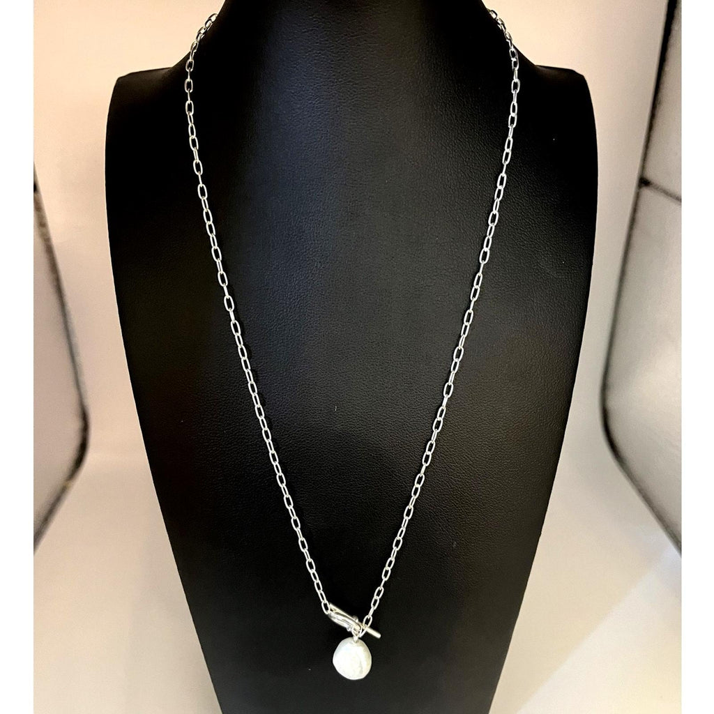 Silpada 'Center Attention' Sterling Silver Freshwater Pearl Necklace