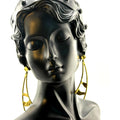 Karine Sultan 24K Gold Plated Elegant Dangle Earrings