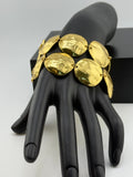 Karine Sultan Shell Coin Layered Bracelet