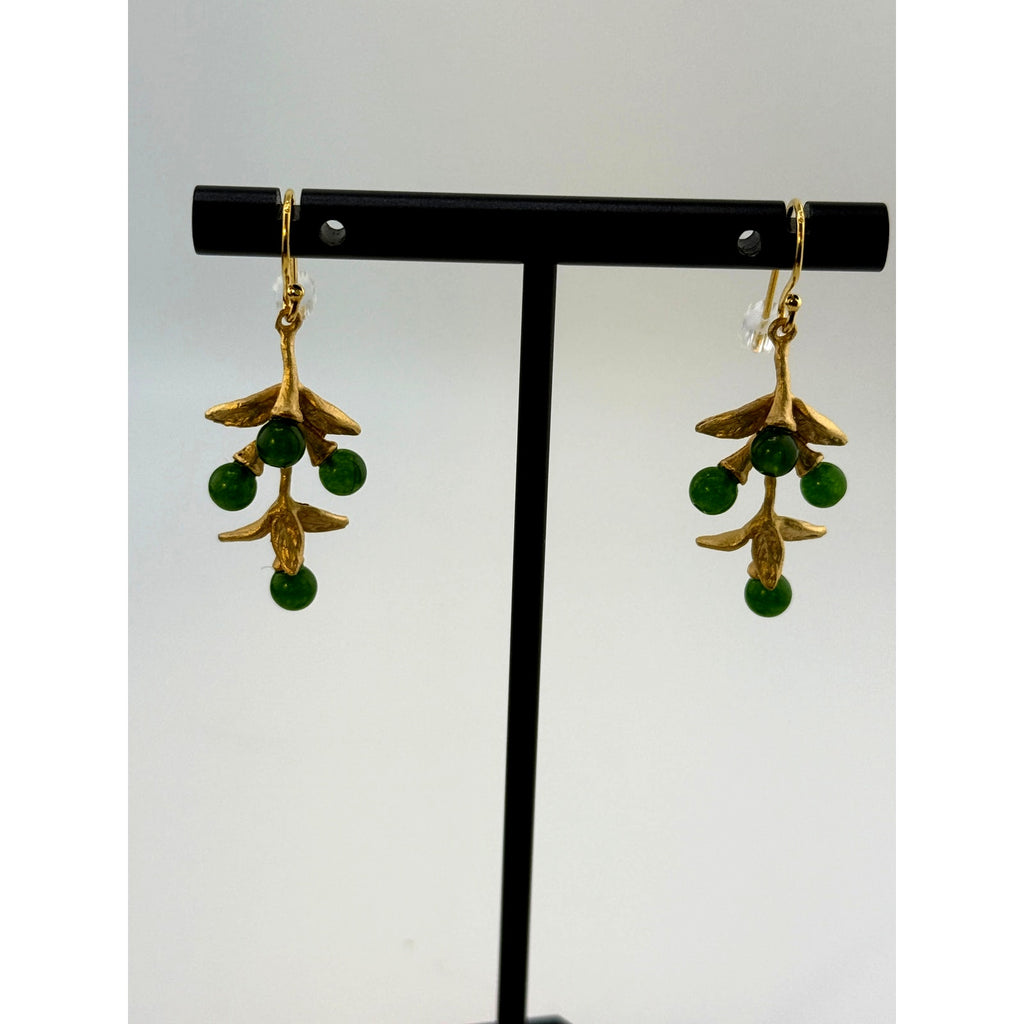 Michael Michaud Pepper Dangle Wire Earrings
