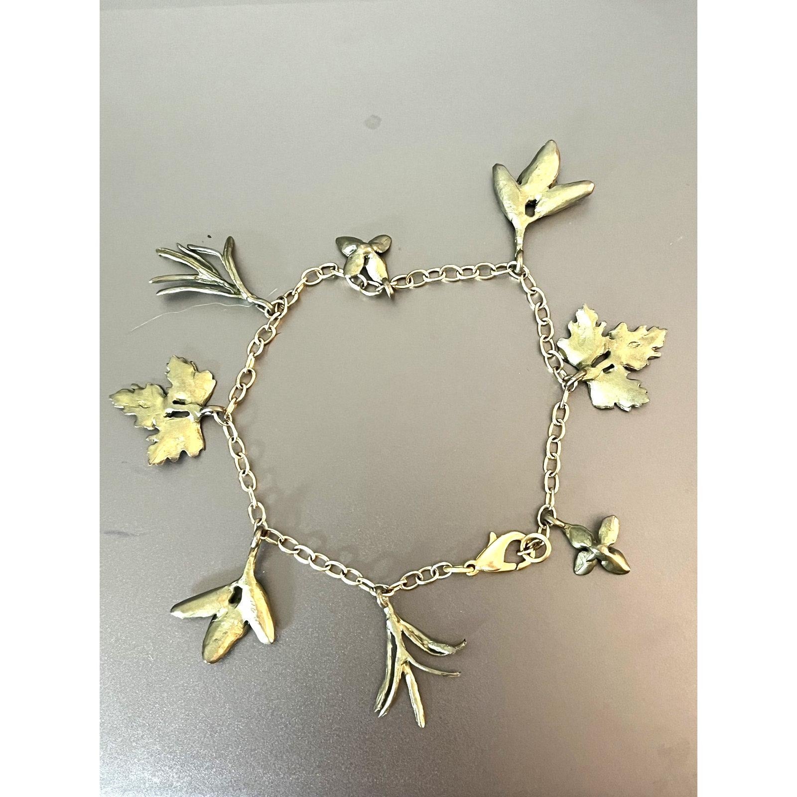 Michael Michaud Petite Herb Charm Bracelet