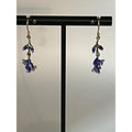 Michael Michaud Lavender Dangle Wire Earrings
