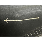 925 Sterling Silver Gold Plated Tennis Bracelet