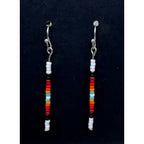 Native American Chippewa Ojibwe Ombré Dangle Earrings