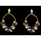 Michael Michaud Petite Blueberry Oval Post Earrings