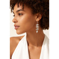 Jane Diaz Small Sterling Silver Fishbone Earrings