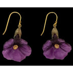 Michael Michaud Petunia Dangle Wire Earrings