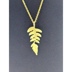 Michael Michaud Petite Fern Leaf Pendant Necklace