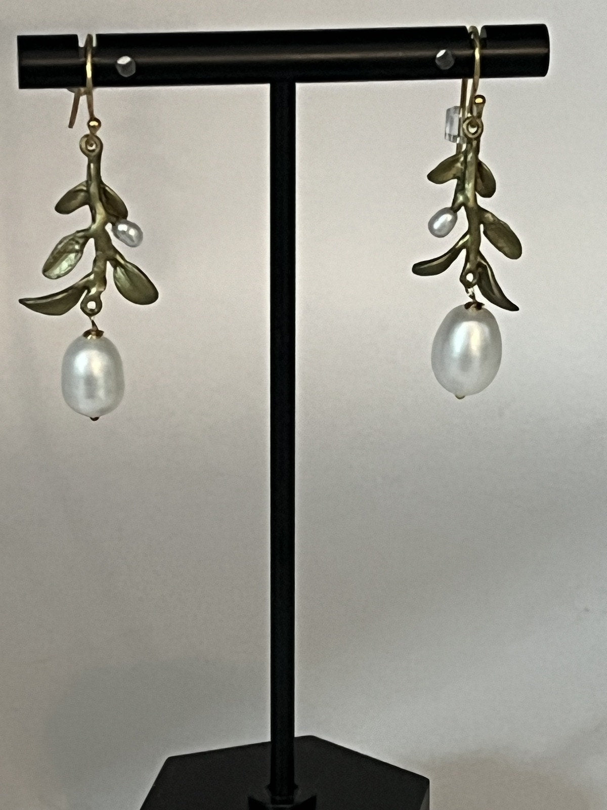 Michael Michaud Victorian Vine Wire Earrings