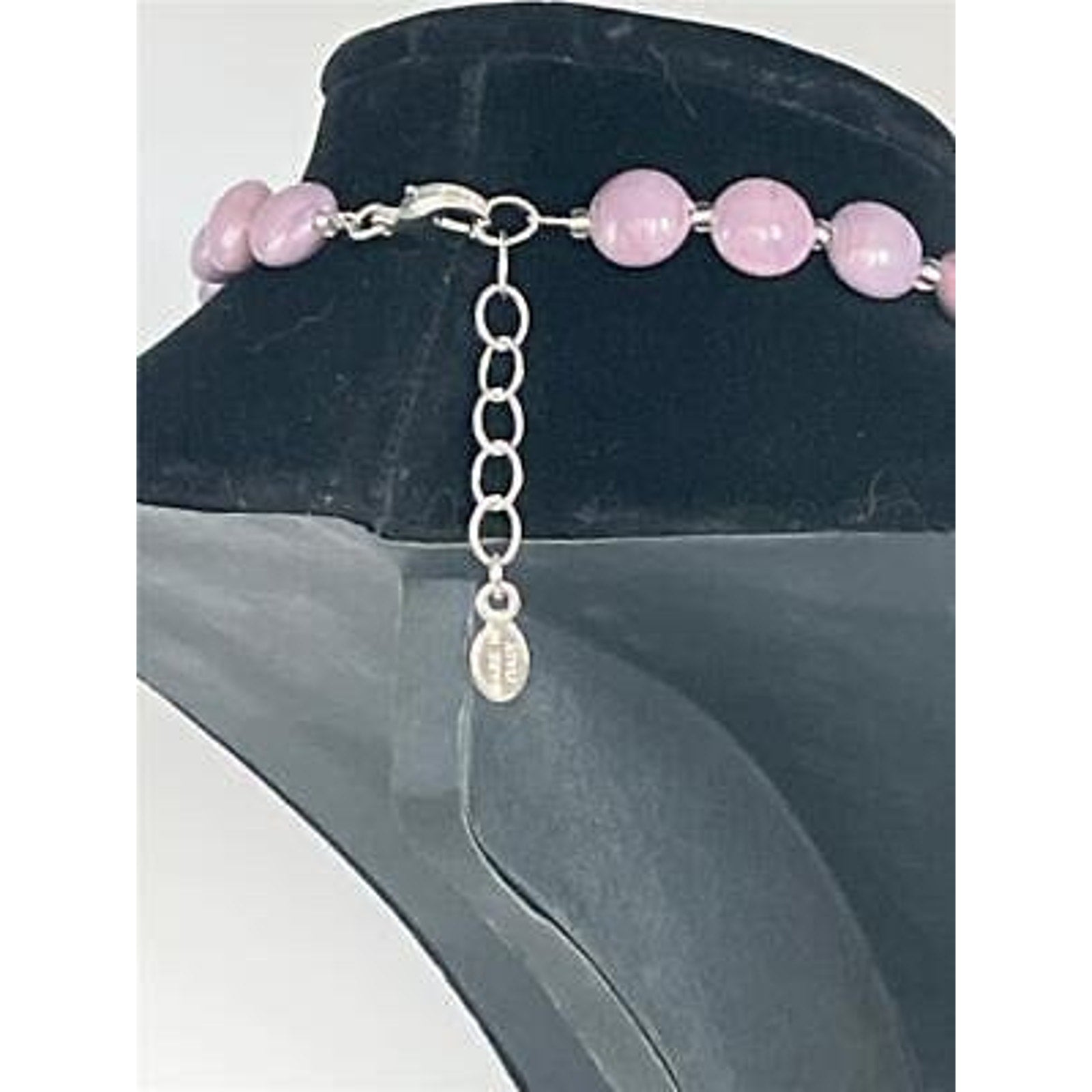 Genuine Certified Murano Lavender or Lilac Colored Glass Beaded Necklace