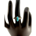 Navajo Andrew Vandever Turquoise Sterling Silver Ring Size 7