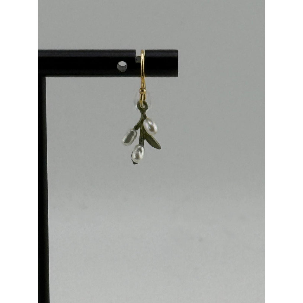 Michael Michaud Flowering Thyme Dainty Dangle Wire Earrings