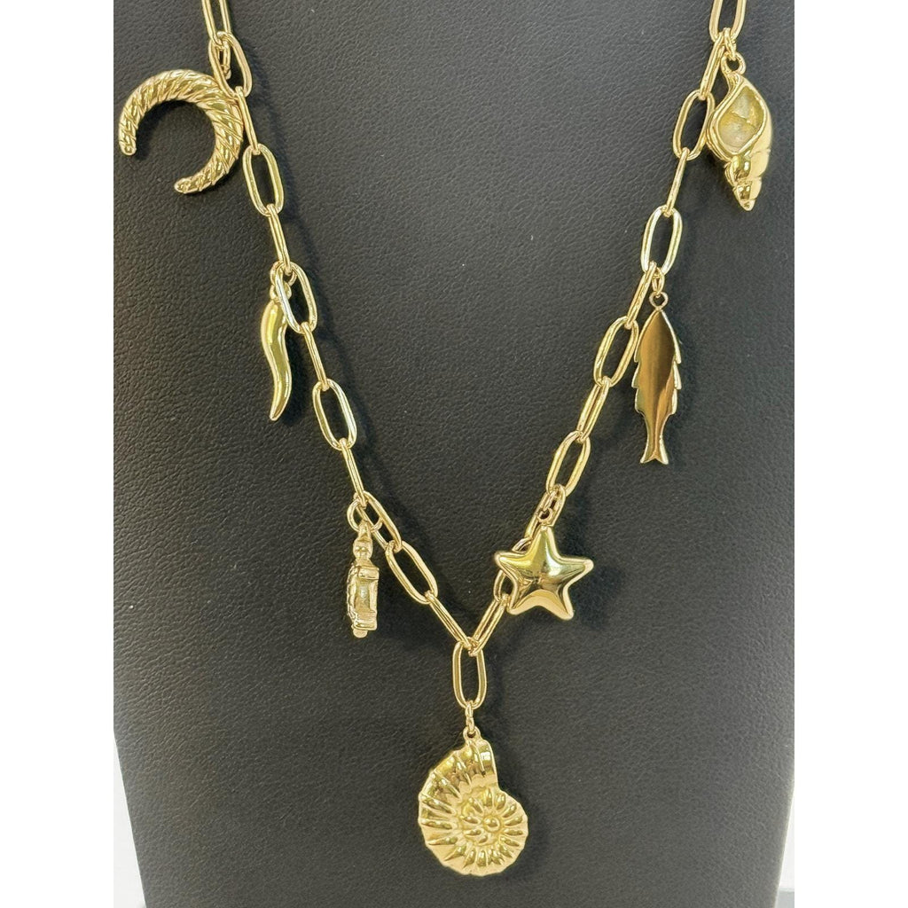 Namaste Handmade Lavalle Sea Charm Necklace