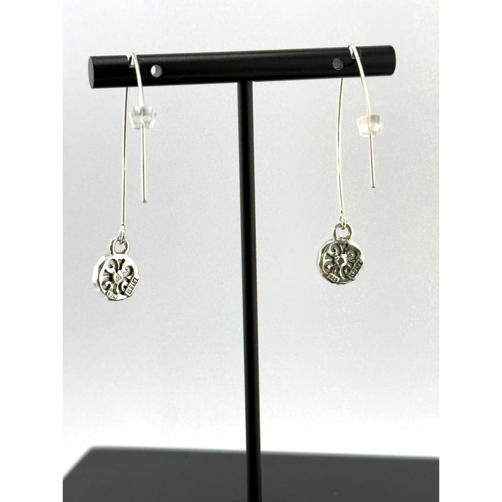 Silpada 'fresh' Sterling Silver Crystal Drop Earrings