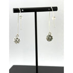 Silpada 'fresh' Sterling Silver Crystal Drop Earrings