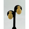 Rare Vintage Acrylic Pineapple Earrings