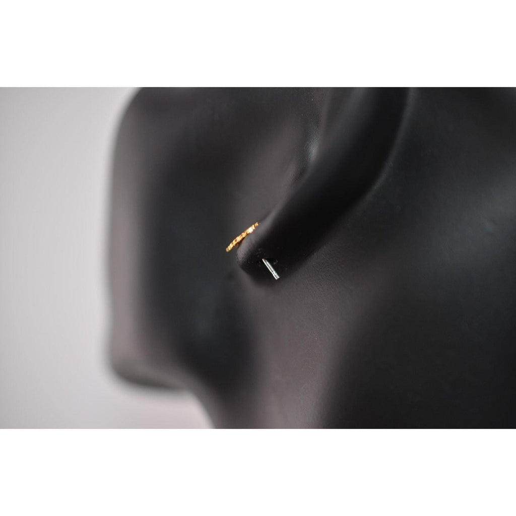 Catherine Weitzman 18K Gold Vermeil Monstera Leaf Earrings