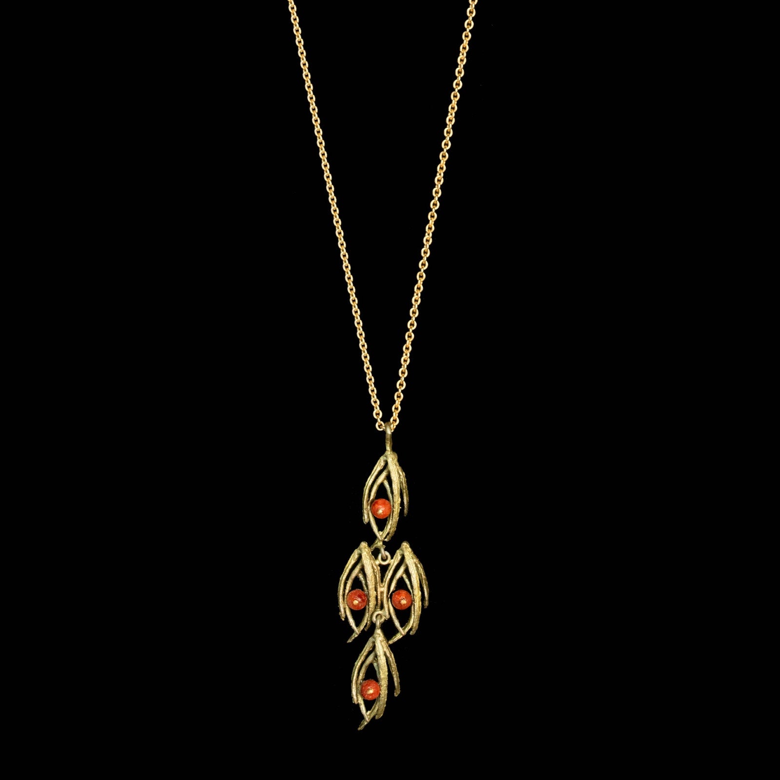 Michael Michaud Asparagus Vine 16" Adj. Pendant