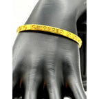 Portuguese Gold Plated Sterling Silver Bangle Bracelet