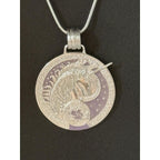 Sterling Silver Unicorn Horse Pendant Necklace
