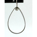 Jane Diaz Sterling Silver Triangle Mobile Drop Earrings