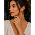 Michael Michaud Laurel and Pearls Adjustable Ring