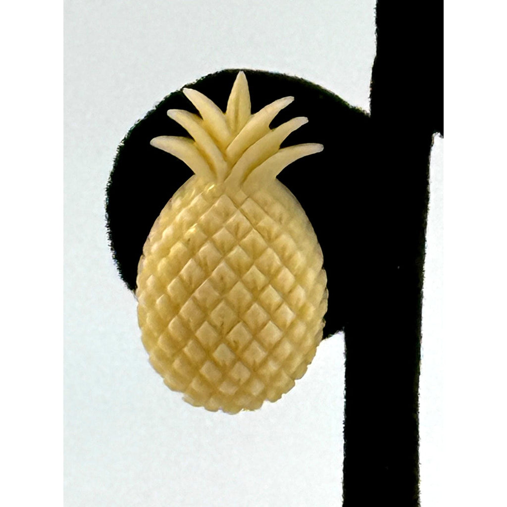 Rare Vintage Acrylic Pineapple Earrings