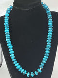 Native American Tumbled Howlite Necklace