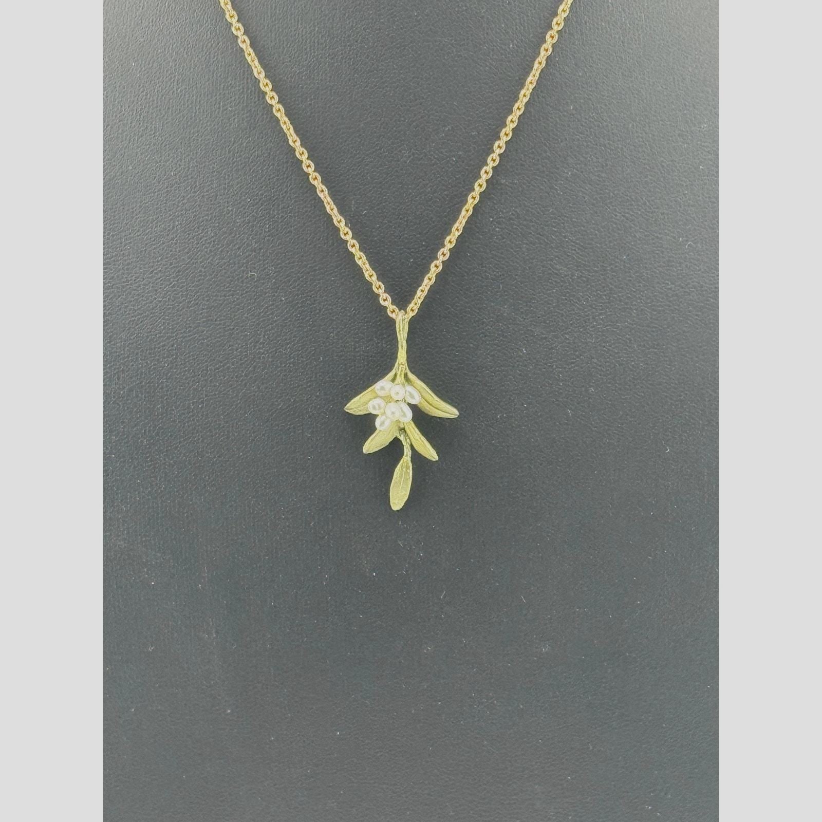 Michael Michaud Flowering Myrtle Pendant Necklace