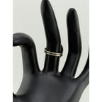 Navajo Handmade Sterling Silver Black Onyx Band Ring Byron Begay Size 6.75