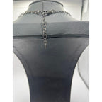 Michael Michaud Feather Tricolor Pendant On Chain - 20"