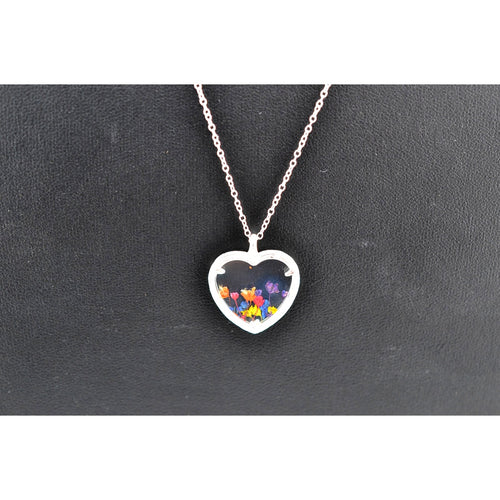 Catherine Weitzman Dried Flowers Pendant Necklace