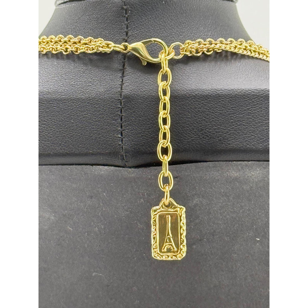 Karine Sultan Delicate Multi Layer Necklace w/ Pearl Accent