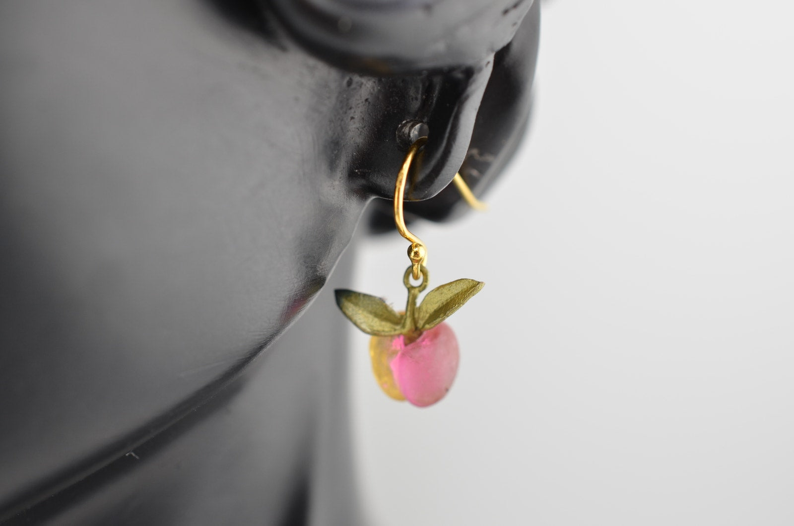 Michael Michaud Peach Tree Dainty Wire Earrings