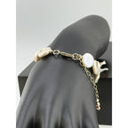 Vintage 925 Sterling Silver Baroque Freshwater Pearl Bracelet